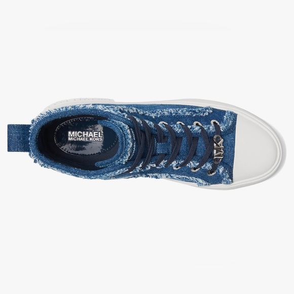 Michael Kors Denim Hightop Sneakers - Picture 7 of 7